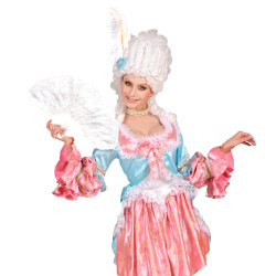 Vějíř bílý péřový